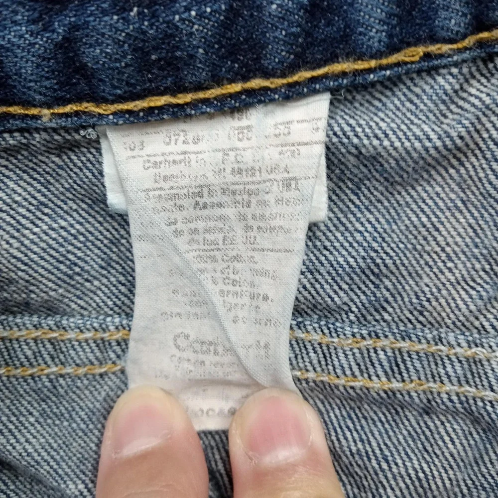 Carhartt Jeans Mens 36x30 Blue Medium Wash‎ Denim Relaxed Straight Leg Workwear